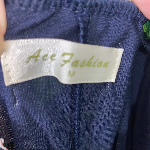 Ace Fashion off-shoulder dress, sz M - Picture 5 of 6